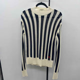Scotch & Soda Women's Size S Navy Stripe Sweater
