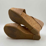 Lucky Brand Women's Shoe Size 7 Tan Shimmer Wedges