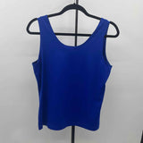 Chico's Women's Size L Royal Blue Solid Tank