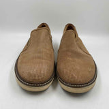 J&M Men's Shoe Size 12 Camel Laser Cut Loafers