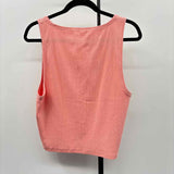 American Eagle Women's Size XXL Peach Ribbed Sleeveless Shirt