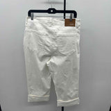 DG2 Women's Size 14 White Solid Capris