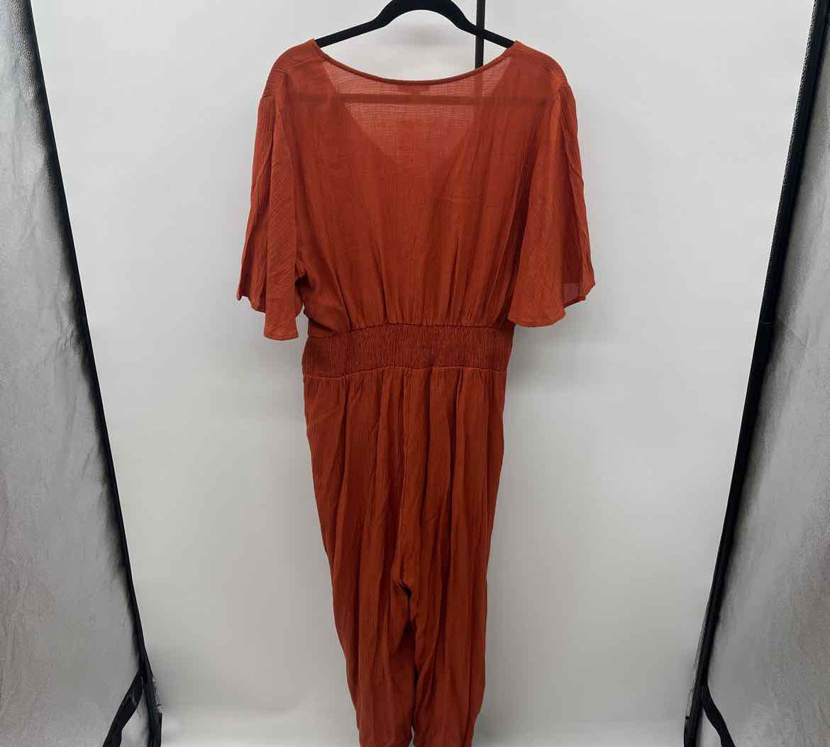Oddi Women's Size 20 Pumpkin Textured Jumper