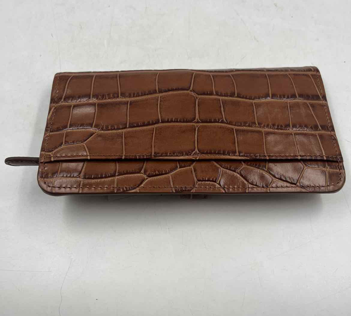 Brighton Women's Brown Luxe embossed Wallet