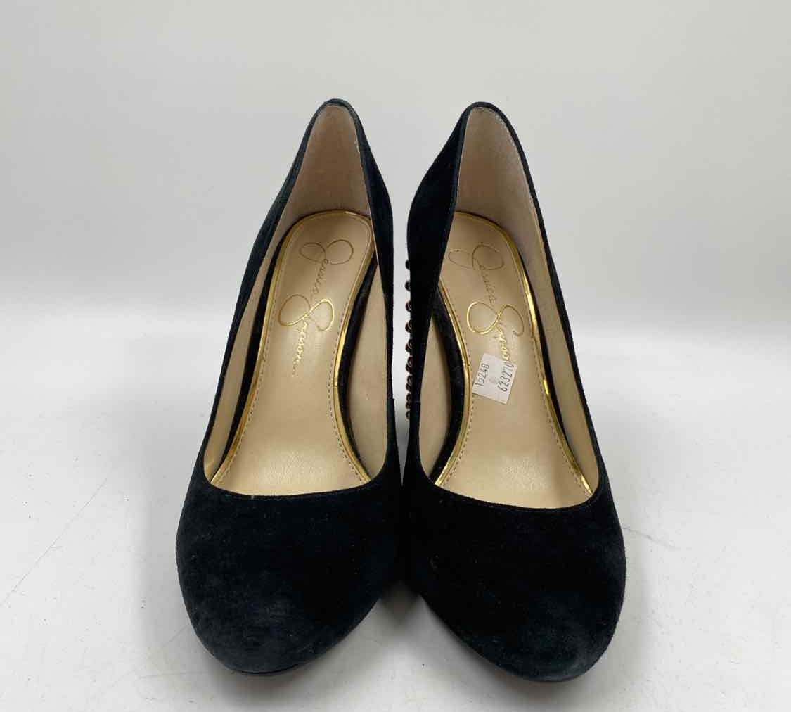 Jessica Simpson Women's Shoe Size 7.5 Black Studs Heels