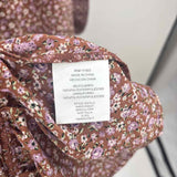 Lily Rose Women's Size 16 Brown Floral Dress
