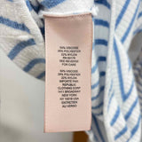 Philosophy Women's Size XS Blue Stripe Sweater