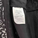 J Crew Women's Size XS Black Lace Sleeveless Shirt