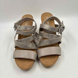 Aerosoles Women's Shoe Size 8 Silver Corkscrew Wedges