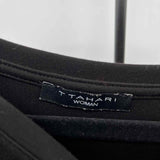 Tahari Women's Size 2X Black Solid Sweatshirt