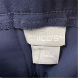 Chico's Women's Size 12 Navy Solid Pants