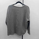 CABI Women's Size M Gray Solid Sweater