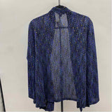 Notations Women's Size XL Blue Spotted Jacket
