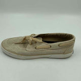 Sperry Women's Shoe Size 9.5 Beige Shimmer Loafers
