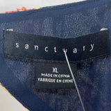 Sanctuary Women's Size XL Navy Floral Dress