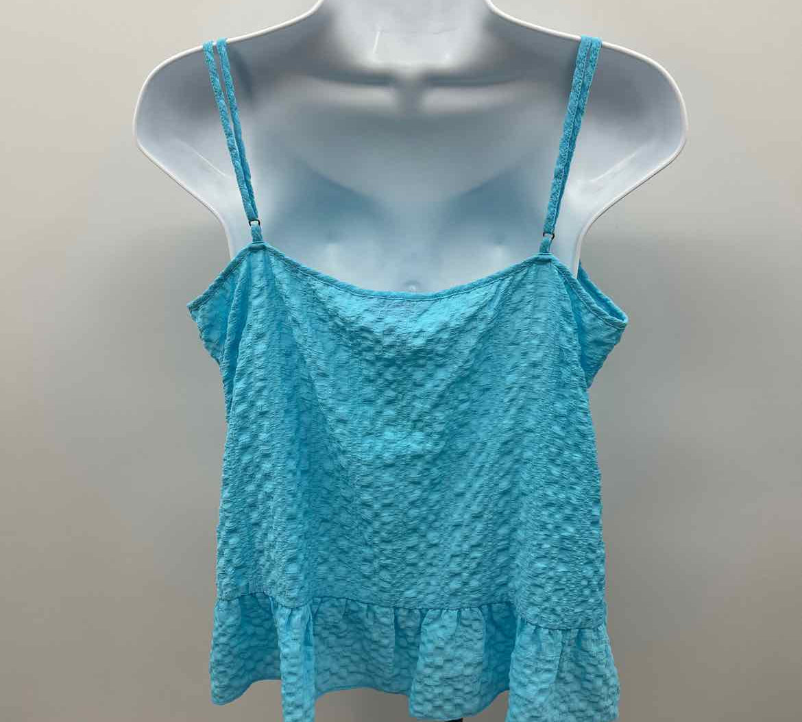 Lilly Pulitzer Women's Size L Blue Textured Tank