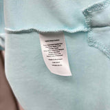 Talbots Women's Size 2X Aqua Solid Short Sleeve Shirt