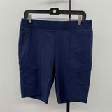 Chico's Women's Size 6 Navy Solid Shorts
