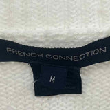 French Connection Women's Size M Ivory Textured Sweater