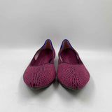 Rothy's Women's Shoe Size 10 Magenta Textured Flats