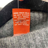 Sundance Women's Size L Charcoal Fair Isle Sweater