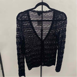 Inc Women's Size S Black Textured Cardigan