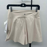 Yogalicious Women's Size 10 Beige Solid Shorts