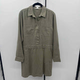 beach lunch lounge Women's Size 10 Green Solid Dress