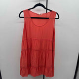 Easel Women's Size 6 Orange Solid Dress
