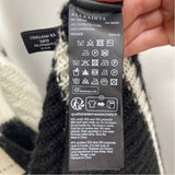 Allsaints Women's Size L Black Stripe Cardigan
