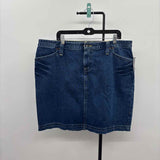 Tommy Hilfiger Women's Size 16 Blue Solid Skirt