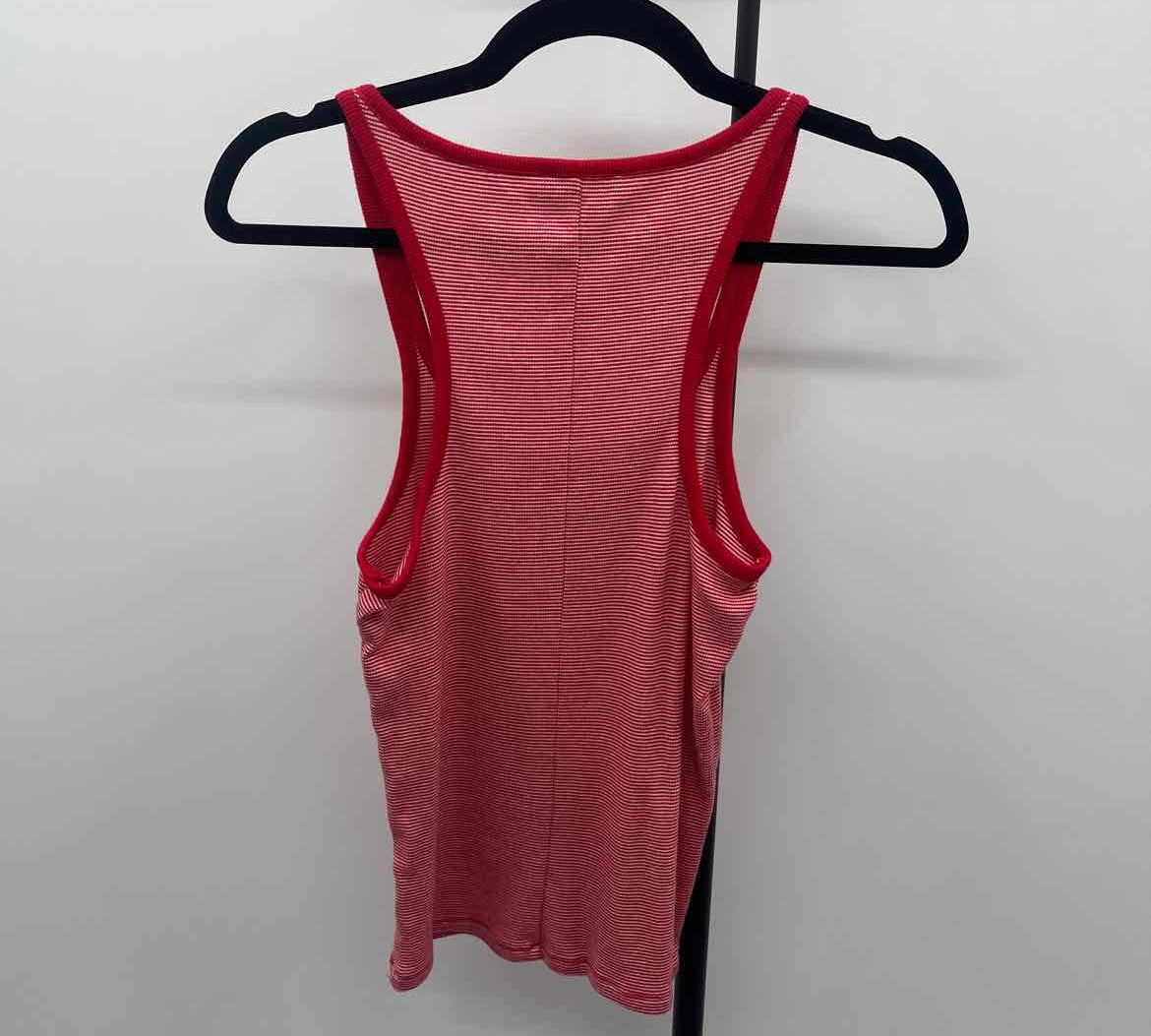 J Crew Women's Size M Red Stripe Tank
