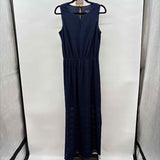 Adrianna Papell Women's Size 6 Navy mesh Dress