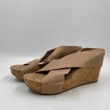 Lucky Brand Women's Shoe Size 7 Tan Shimmer Wedges