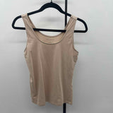 Ann Taylor Women's Size M Beige Solid Tank