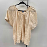 Old Navy Junior's Size XXL Peach Textured Short Sleeve Shirt