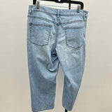 Coldwater Creek Women's Size 14P Blue Solid Capris
