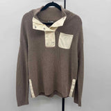 Talbots Women's Size L Mocha Solid Sweater