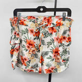 Joe B. Women's Size 16 White Floral Shorts