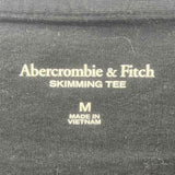 Abercrombie & Fitch Junior's Size M Black Solid T-Shirt