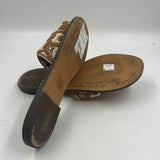 Sam Edelman Women's Shoe Size 8 Caramel Beaded Sandals