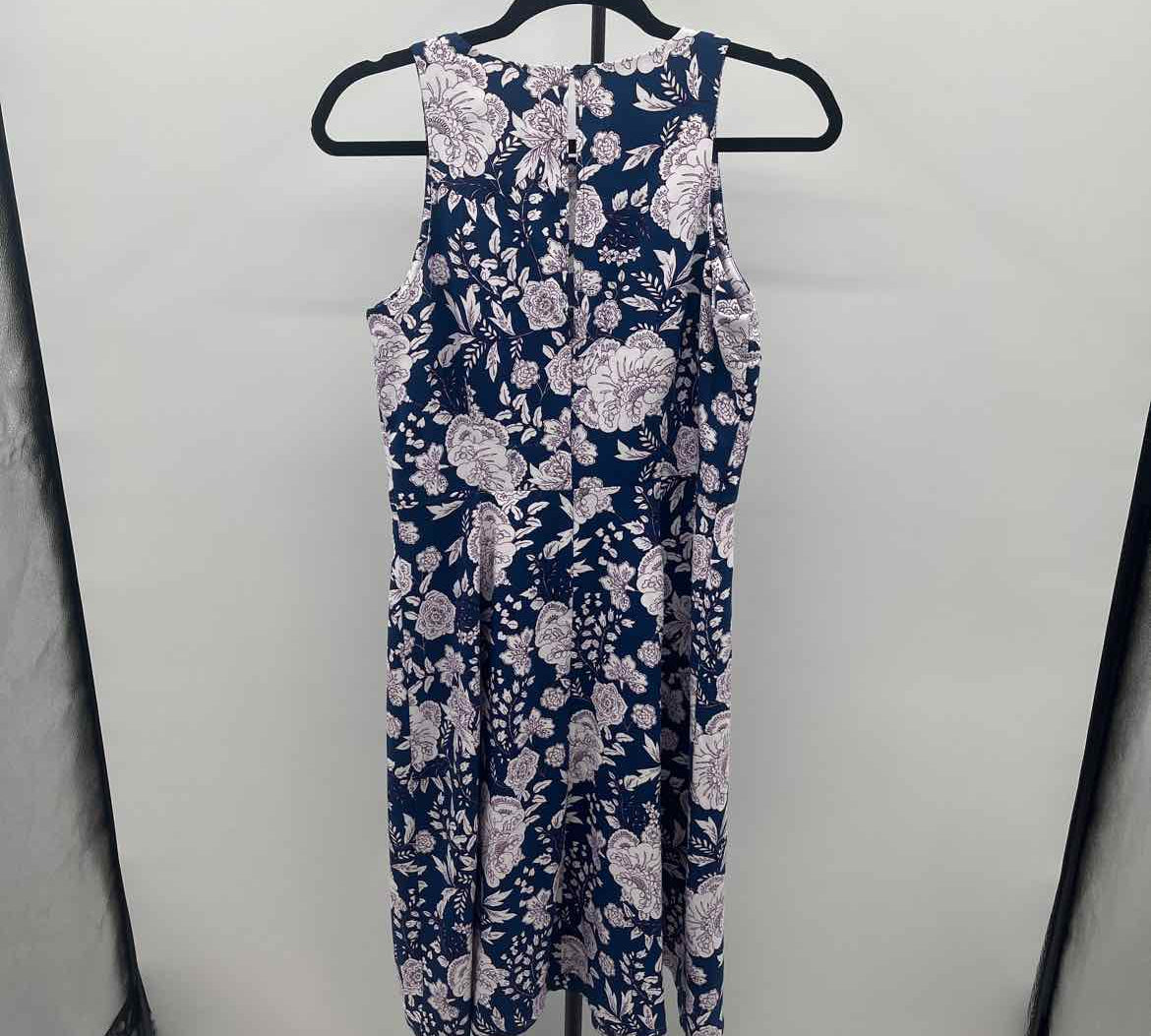 Banana Republic Women's Size 8 Blue Floral Dress