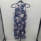 Banana Republic Women's Size 8 Blue Floral Dress