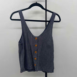 Knot Sisters Women's Size S Navy Textured Tank