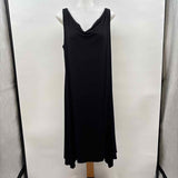 Eileen Fisher Women's Size 10 Black Solid Dress