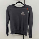 Spiritual Gangster Women's Size S Black Words Sweatshirt