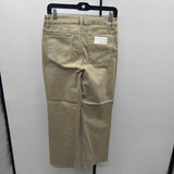Risen Women's Size 8 Tan Solid Jeans