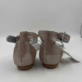 White House Black Market Women's Shoe Size 7 Silver Textured Flats