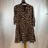 Joy Joy Women's Size XS Black Leopard Dress