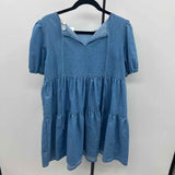 Jack & AVery Women's Size 6 Blue Solid Dress